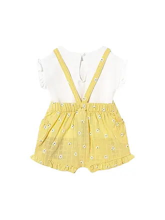MAYORAL | Ensemble bébé 2 pièces T-shirt et salopette | gelb